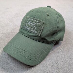 Glock Perfection Hat Cap Mens OSFM Olive Green Ripstop Tactical Patch Adjustable